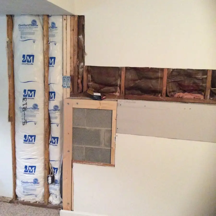 Wall insulation replacement during Odor Removal & Deodorization in Galveston